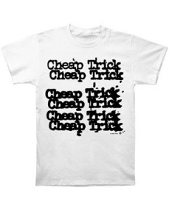 Cheap Trick T-shirt til børn | Stacked Logo White